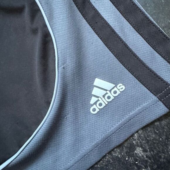 Adidas 100% Polyester Shorts Kids Youth Size Large Black Color Elastic Waist - Picture 3 of 12